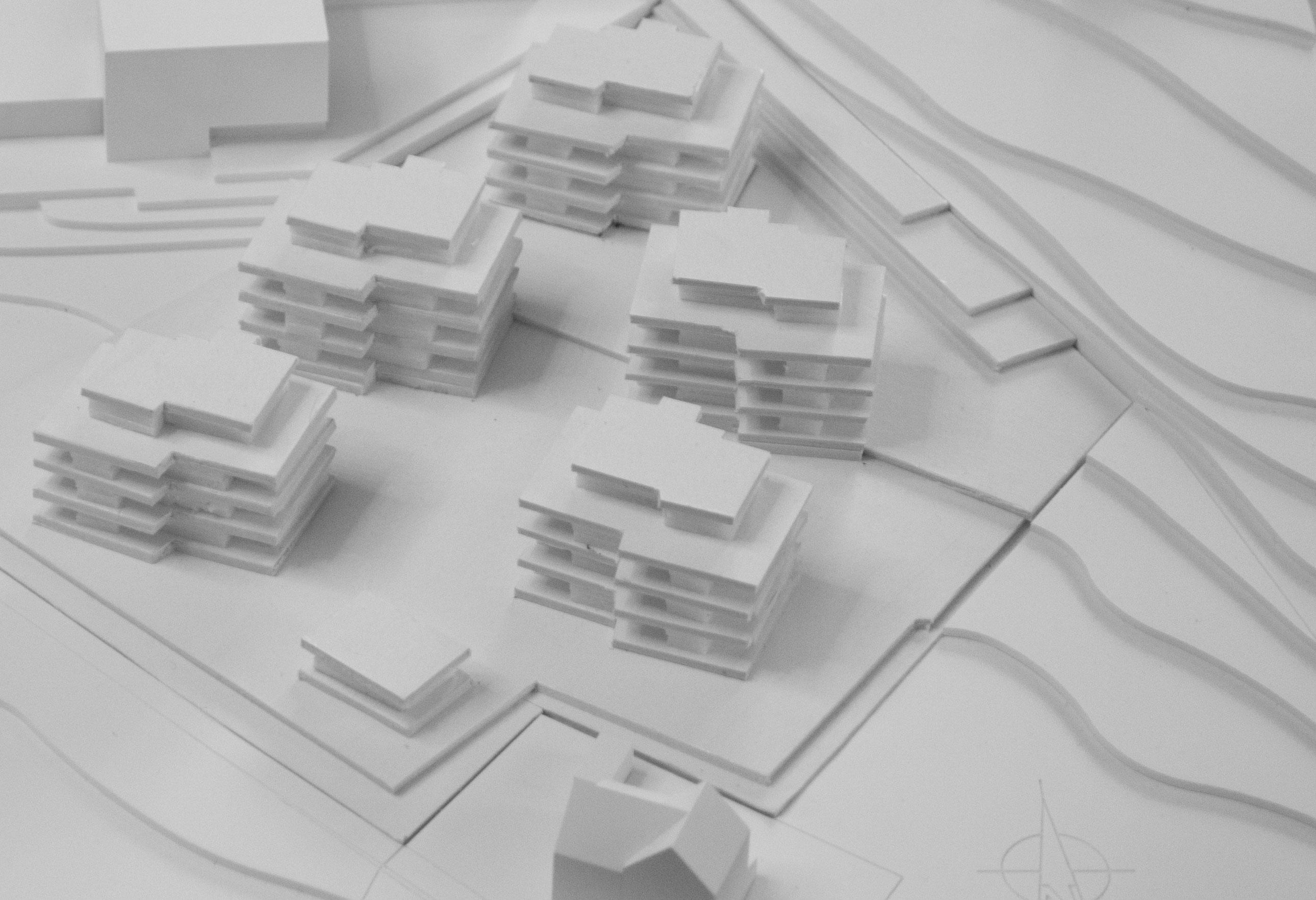 Überbauung-Studie-MO-Architektur-Uznach-Linthgebiet-Ostschweiz-Modellfoto